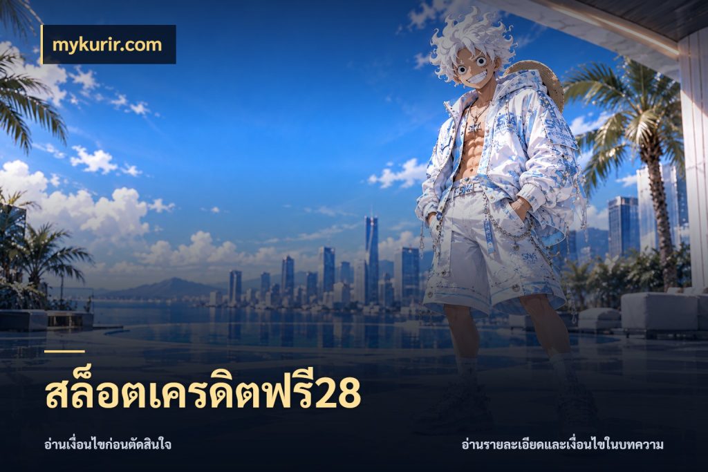 สล็อตเครดิตฟรี28 รู้จักยอดและขอบเขตของเครดิตฟรี ในมุม mykurir.com